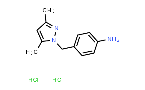 4-[(3,5-Dimethyl-1H-pyrazol-1-yl)methyl]aniline dihydrochloride