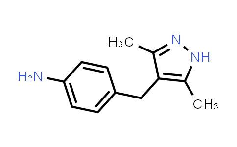 4-[(3,5-Dimethyl-1H-pyrazol-4-yl)methyl]aniline