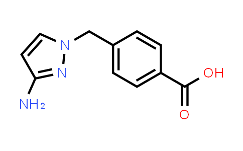 4-[(3-Aminopyrazol-1-yl)methyl]benzoic acid