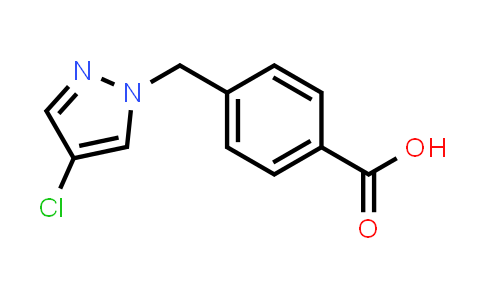 4-[(4-Chloro-1H-pyrazol-1-yl)methyl]benzoic acid