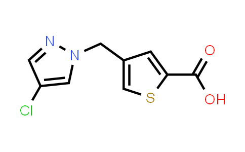4-[(4-Chloro-1H-pyrazol-1-yl)methyl]thiophene-2-carboxylic acid