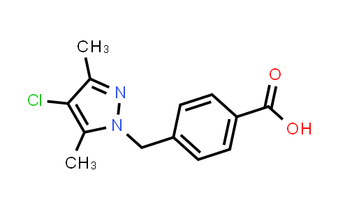 4-[(4-Chloro-3,5-dimethyl-1H-pyrazol-1-yl)methyl]benzoic acid