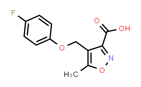 4-[(4-Fluorophenoxy)methyl]-5-methyl-isoxazole-3-carboxylic acid