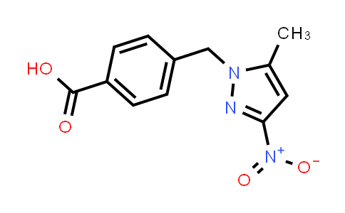 4-[(5-methyl-3-nitro-1H-pyrazol-1-yl)methyl]benzoic acid