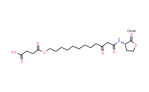 4-[10,12-dioxo-12-[[(3S)-2-oxotetrahydrofuran-3-yl]amino]dodecoxy]-4-oxo-butanoic acid