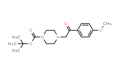 4-[2-(4-Methoxy-phenyl)-2-oxo-ethyl]-piperazine-1-carboxylic acid tert-butyl ester