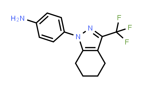 4-[3-(trifluoromethyl)-4,5,6,7-tetrahydroindazol-1-yl]aniline