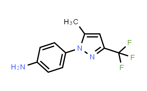4-[5-methyl-3-(trifluoromethyl)pyrazol-1-yl]aniline