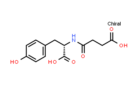 4-[[(1S)-2-Hydroxy-1-[(4-hydroxyphenyl)methyl]-2-oxo-ethyl]amino]-4-oxo-butanoic acid
