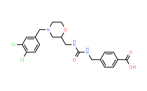 4-{3-[4-(3,4-Dichloro-benzyl)-morpholin-2-ylmethyl]-ureidomethyl}-benzoic acid