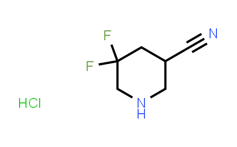 5,5-difluoropiperidine-3-carbonitrile hydrochloride