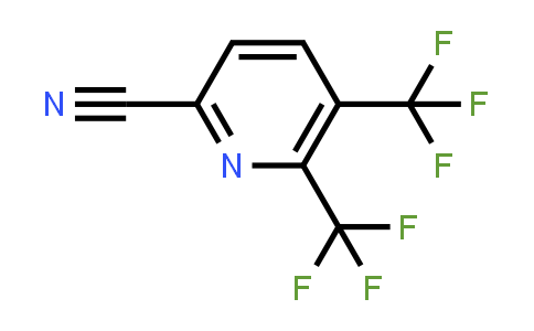 5,6-Bis-trifluoromethyl-pyridine-2-carbonitrile