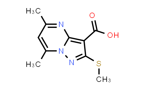 5,7-Dimethyl-2-methylsulfanyl-pyrazolo[1,5-a]pyrimidine-3-carboxylic acid