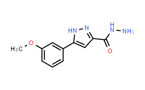 5-(3-methoxyphenyl)-1H-pyrazole-3-carbohydrazide