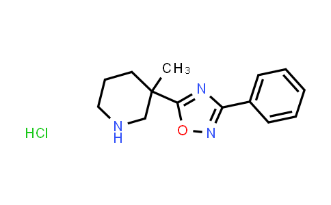 5-(3-methyl-3-piperidyl)-3-phenyl-1,2,4-oxadiazole hydrochloride