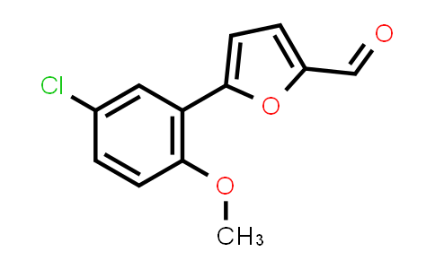 5-(5-chloro-2-methoxy-phenyl)furan-2-carbaldehyde