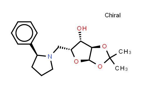 5-(S-2-Phenyl-pyrrolidine)-1-yl-5-dezoxy- 1,2-isopropylidene-alfa-D-xylofuranose