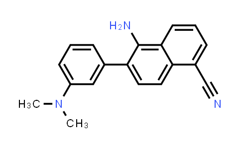 5-Amino-6-[3-(dimethylamino)phenyl]naphthalene-1-carbonitrile