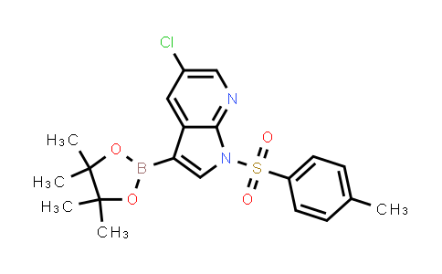 5-Chloro-1-(p-tolylsulfonyl)-3-(4,4,5,5-tetramethyl-1,3,2-dioxaborolan-2-yl)pyrrolo[2,3-b]pyridine