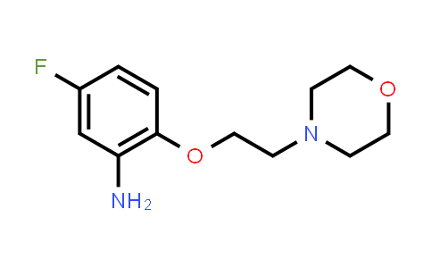 5-fluoro-2-(2-morpholinoethoxy)aniline