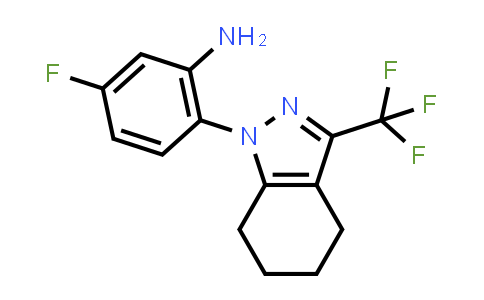 5-fluoro-2-[3-(trifluoromethyl)-4,5,6,7-tetrahydroindazol-1-yl]aniline
