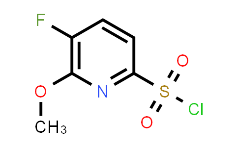 5-Fluoro-6-methoxy-pyridine-2-sulfonyl chloride