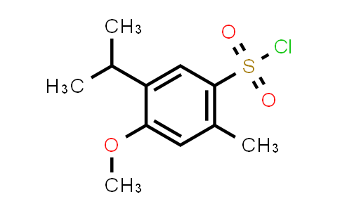 5-isopropyl-4-methoxy-2-methyl-benzenesulfonyl chloride