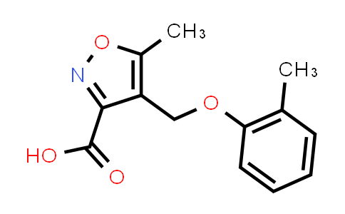 5-Methyl-4-[(2-methylphenoxy)methyl]isoxazole-3-carboxylic acid