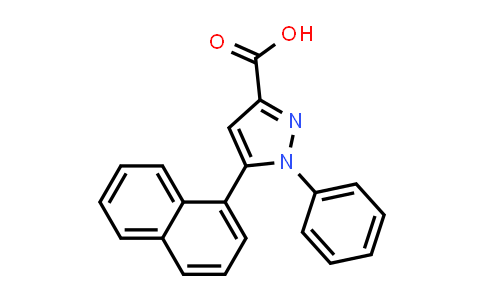 5-Naphthalen-1-yl-1-phenyl-1H-pyrazole-3-carboxylic acid