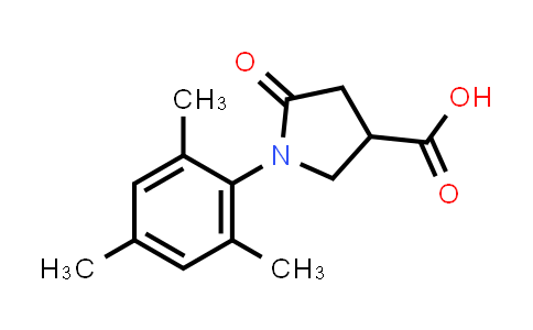 5-oxo-1-(2,4,6-Trimethylphenyl)pyrrolidine-3-carboxylic acid