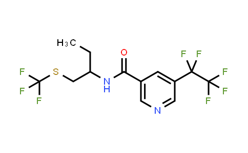 5-Pentafluoroethyl-N-(1-trifluoromethylsulfanylmethyl-propyl)-nicotinamide