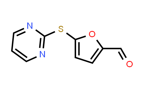 5-pyrimidin-2-ylsulfanylfuran-2-carbaldehyde