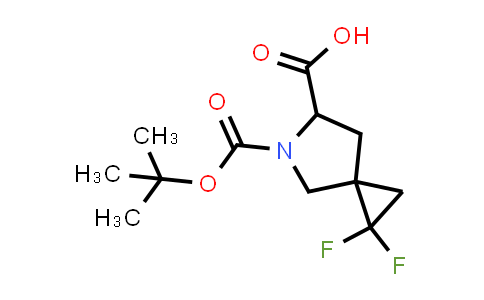5-tert-Butoxycarbonyl-2,2-difluoro-5-azaspiro[2.4]heptane-6-carboxylic acid