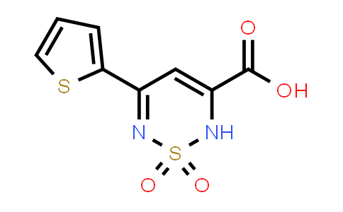 5-Thien-2-yl-2H-1,2,6-thiadiazine-3-carboxylic acid 1,1-dioxide