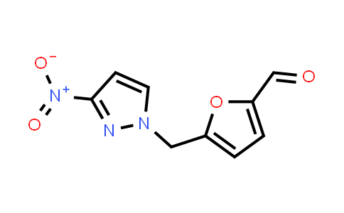 5-[(3-nitropyrazol-1-yl)methyl]furan-2-carbaldehyde