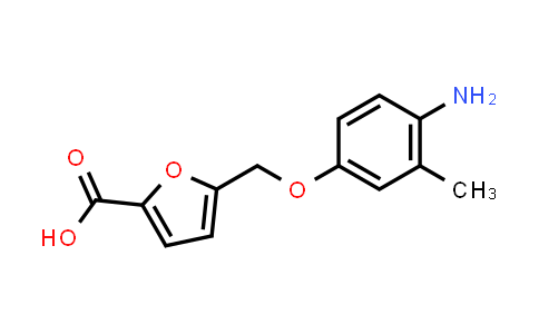 5-[(4-Amino-3-methyl-phenoxy)methyl]furan-2-carboxylic acid