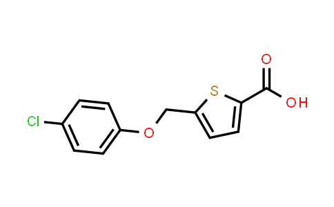 5-[(4-Chlorophenoxy)methyl]thiophene-2-carboxylic acid