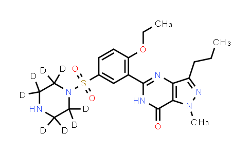 5-[2-ethoxy-5-(2,2,3,3,5,5,6,6-octadeuteriopiperazin-1-yl)sulfonyl-phenyl]-1-methyl-3-propyl-6H-pyrazolo[4,3-d]pyrimidin-7-one