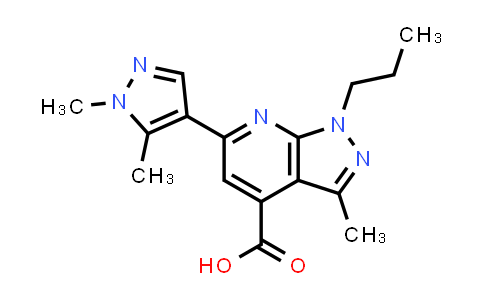 6-(1,5-Dimethyl-1H-pyrazol-4-yl)-3-methyl-1-propyl-1H-pyrazolo[3,4-b]pyridine-4-carboxylic acid