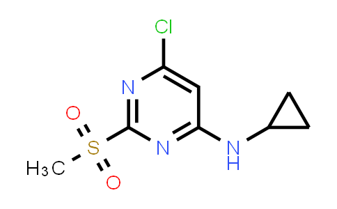 6-chloro-N-cyclopropyl-2-methylsulfonyl-pyrimidin-4-amine