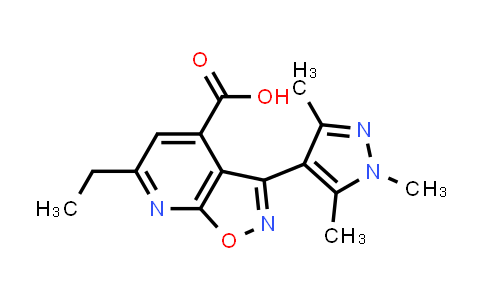 6-Ethyl-3-(1,3,5-trimethylpyrazol-4-yl)isoxazolo[5,4-b]pyridine-4-carboxylic acid