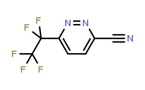 6-Pentafluoroethyl-pyridazine-3-carbonitrile
