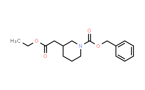 Benzyl 3-(2-ethoxy-2-oxo-ethyl)piperidine-1-carboxylate