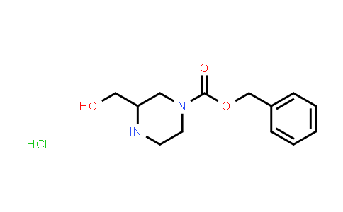 benzyl 3-(hydroxymethyl)piperazine-1-carboxylate hydrochloride