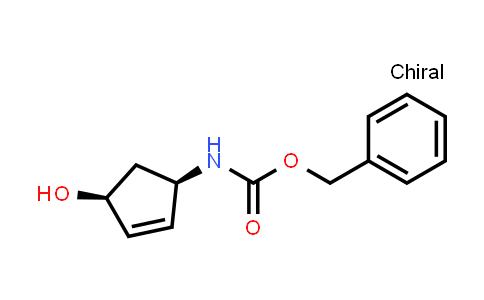 Benzyl N-[(1R,4S)-4-hydroxycyclopent-2-en-1-yl]carbamate
