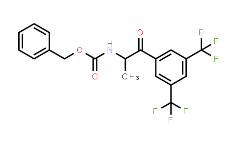 Benzyl N-[2-[3,5-bis(trifluoromethyl)phenyl]-1-methyl-2-oxo-ethyl]carbamate