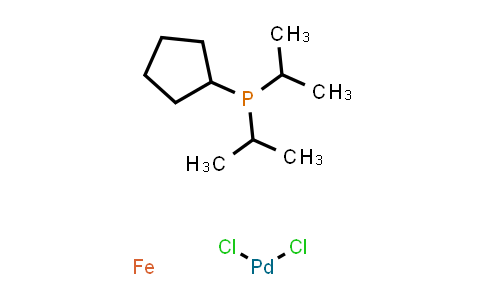 Cyclopentyl(diisopropyl)phosphane; dichloropalladium; iron