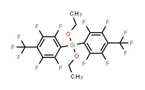 Diethoxybis(2,3,5,6-tetrafluoro-4-(trifluoromethyl)phenyl)silane