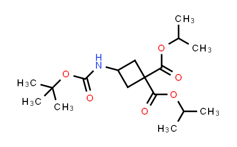 Diisopropyl 3-(tert-butoxycarbonylamino)cyclobutane-1,1-dicarboxylate