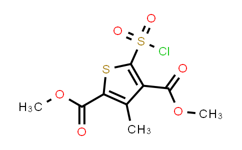 dimethyl 5-chlorosulfonyl-3-methyl-thiophene-2,4-dicarboxylate